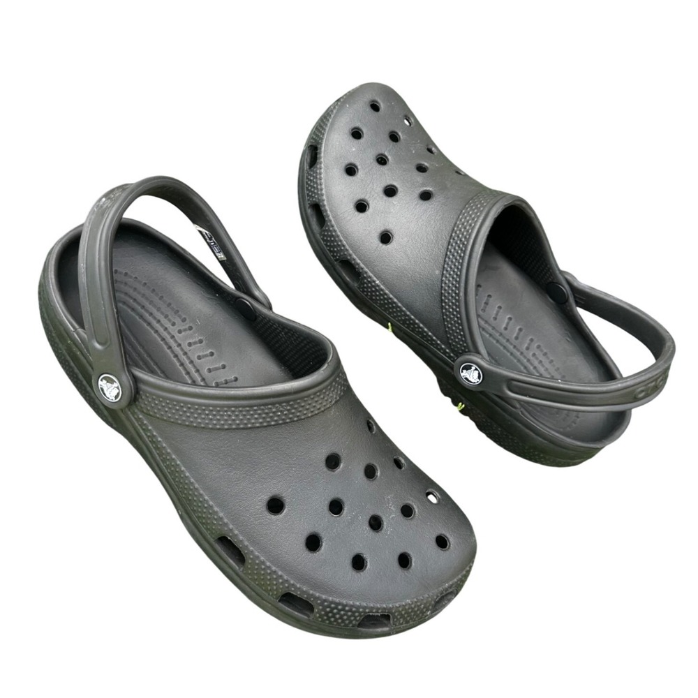 Crocs‎ Adult Classic Clogs Unisex Size M10 W12 Black Sandals